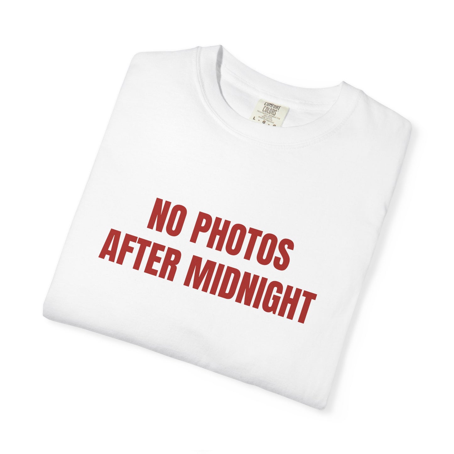 NO PHOTOS AFTER MIDNIGHT